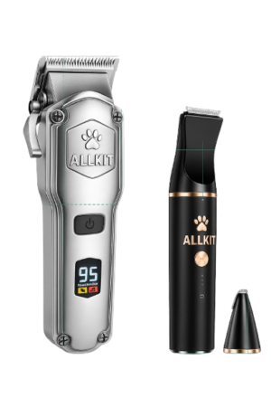 ALLKIT Shaver Classic Bundled (Stainless Steel + Micro Trimmer)